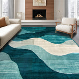 Modern Abstract Wave Area(Blue)
