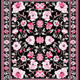 Dynamic Floral Geometry Theme(Black)