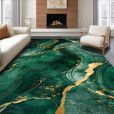 Modern Swirl Aesthetic Visualization(Green)