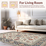 Elegant Rustic Tiled Motif(Ivory)