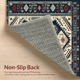 Sleek Retro Geometric Motif(Blue)