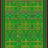 Artful Lattice Bead Composition(Green)