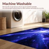 Charming Playful Owl Galaxy Scene(Blue)