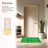 Airy Pastel Toned Plaid Style(Green)