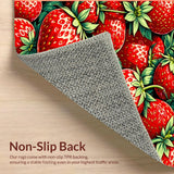 Vibrant Retro Strawberry Motif(Red)