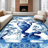 Chinoiserie Floral Elegance Motif(Blue)