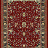 Abstract Paisley Area for(Red)