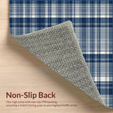 Luxurious Textured Tartan(Blue)