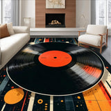 Eclectic Round Musical Motif(Black)
