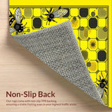 Elegant Floral Hexagonal Arrangement(Yellow)