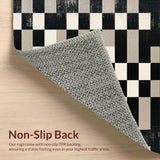 Elegant Monochrome Geometric Motif(Black)