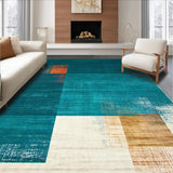 Chic Geometric Design in Hues(Blue)