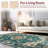 Chic Green Tiled Design(Blue)