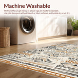 Tribal Earthy Tones Geometric Design(Gray)