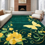 Vibrant Floral Whirlwind Aesthetic(Green)