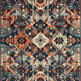 Modern Beige Area with Charcoal and Copper Accents(Orange)