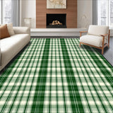 Vibrant Cozy Tartan Design Elements(Green)