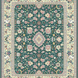 Chic Ivory Floral Motif(Green)