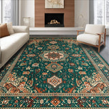Ornate Vintage Medallion Motif(Green)