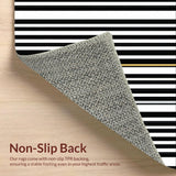 Timeless Black and White Stripes(Black)