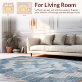 Sophisticated Vintage Geometric Fusion(Blue)
