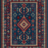 Contemporary Symmetrical Floral Arrangement(Blue)
