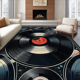Contemporary Elegant Circular Motif(Black)