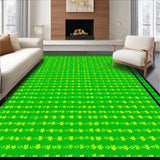 Festive Clovers with Radiant Hues(Green)
