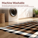 Rustic Earthy Buffalo Check Aesthetic(Beige)