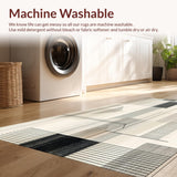 Contemporary Boho Collection With Abstract Geometric Design(Beige)