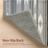 Artful Geometric Stripe Composition(Black)