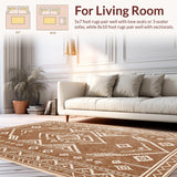 Southwest Aztec Non Slip(Brown)