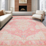 Contemporary Distressed Artistic Flair(Pink)