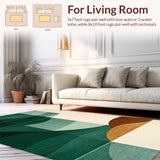 Stylish Contemporary Faded Textures(Green)