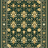 Luxurious Green Tiled Motif(Green)