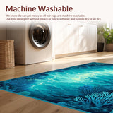 Coastal Oceanic Creature Motif(Blue)