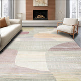 Contemporary Neutral Area With Artistic Blended Hues and Faded Shapes(Gray)