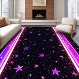 Playful Iridescent Star Motif(Black)