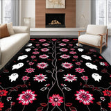 Enchanting Abstract Floral Fusion(Red)