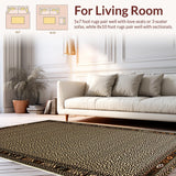 Western Leopard Print Non Slip(Brown)