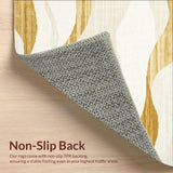 Modern Cream Wave Area(Beige)