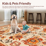 Sophisticated Multicolor Curved Design(Beige)