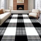 Vibrant Cozy Buffalo Print(Black)