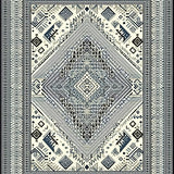 Stylish Gray Geometric Tapestry(Beige)