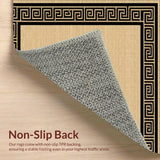 Contemporary Neutral Tone Trellis Motif(Beige)