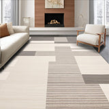 Modern Geometric Beige Linear Art(Gray)