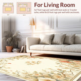Stylish Beige Floral(Beige)