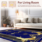 Luxurious Linear Diamond Design(Blue)