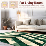 Modern Geo with Interlocking Diamond and Chevron(Green)