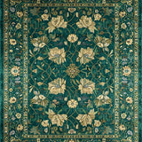 Rustic Earthy Toned Medallion(Blue)